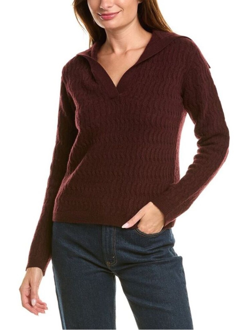 THEORY Wool & Cashmere Dimensional Polo